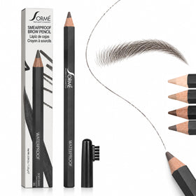 SORMÉ front packaging showing pencil and spoolie for easy travel