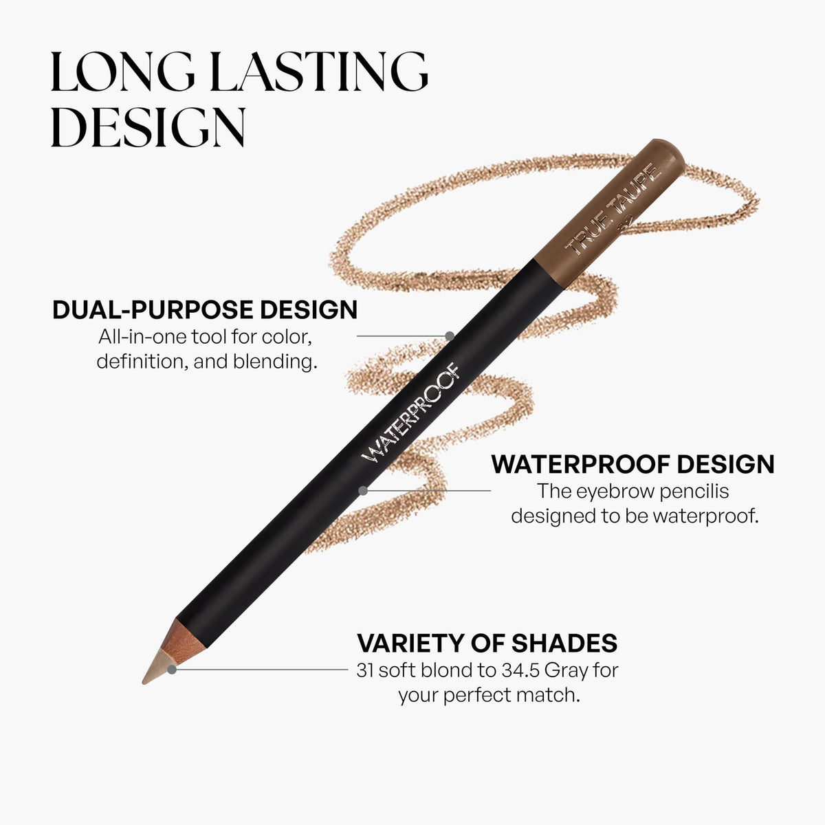 SORMÉ spoolie brushing brows to blend color and soften edges