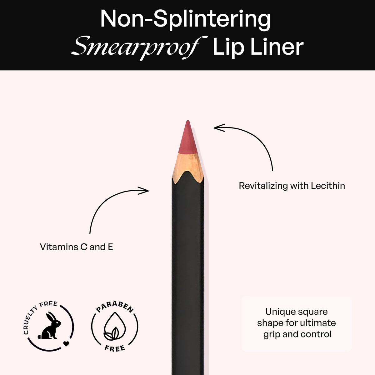 SORMÉ square shape closeup highlighting tip control for precise lining