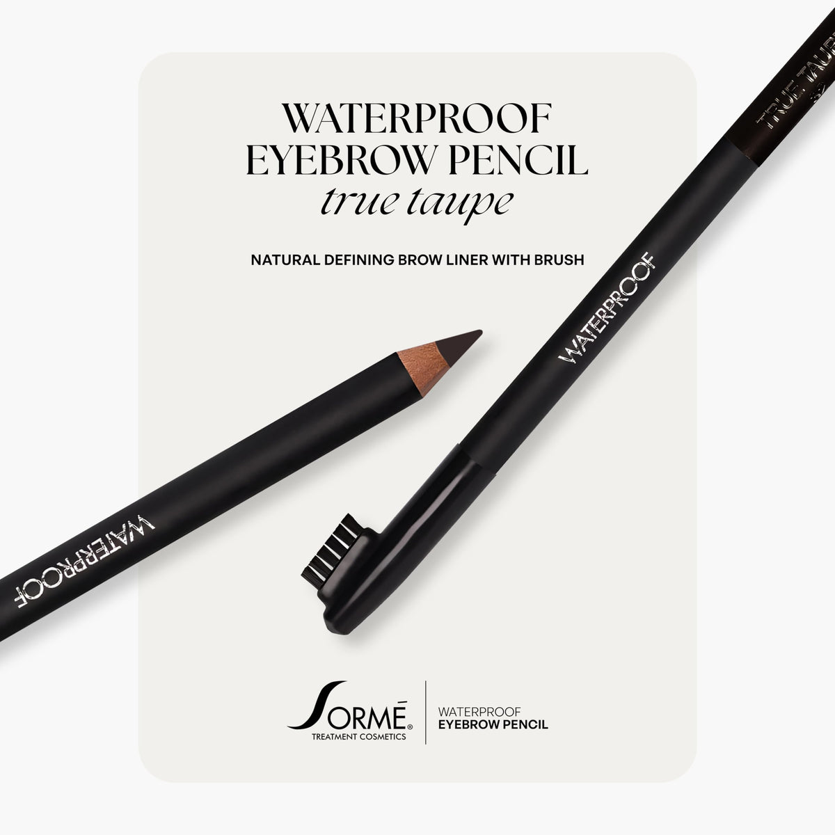 SORMÉ square tip close-up demonstrating control for hair-like strokes and shading