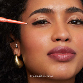 SOSHE Checkmate label close-up showing ingredients and clean-beauty compliance benefit