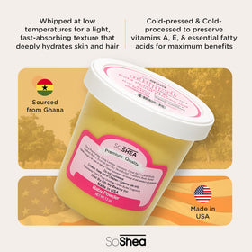 SoShea open jar whipped texture visible, demonstrates easy absorption benefit