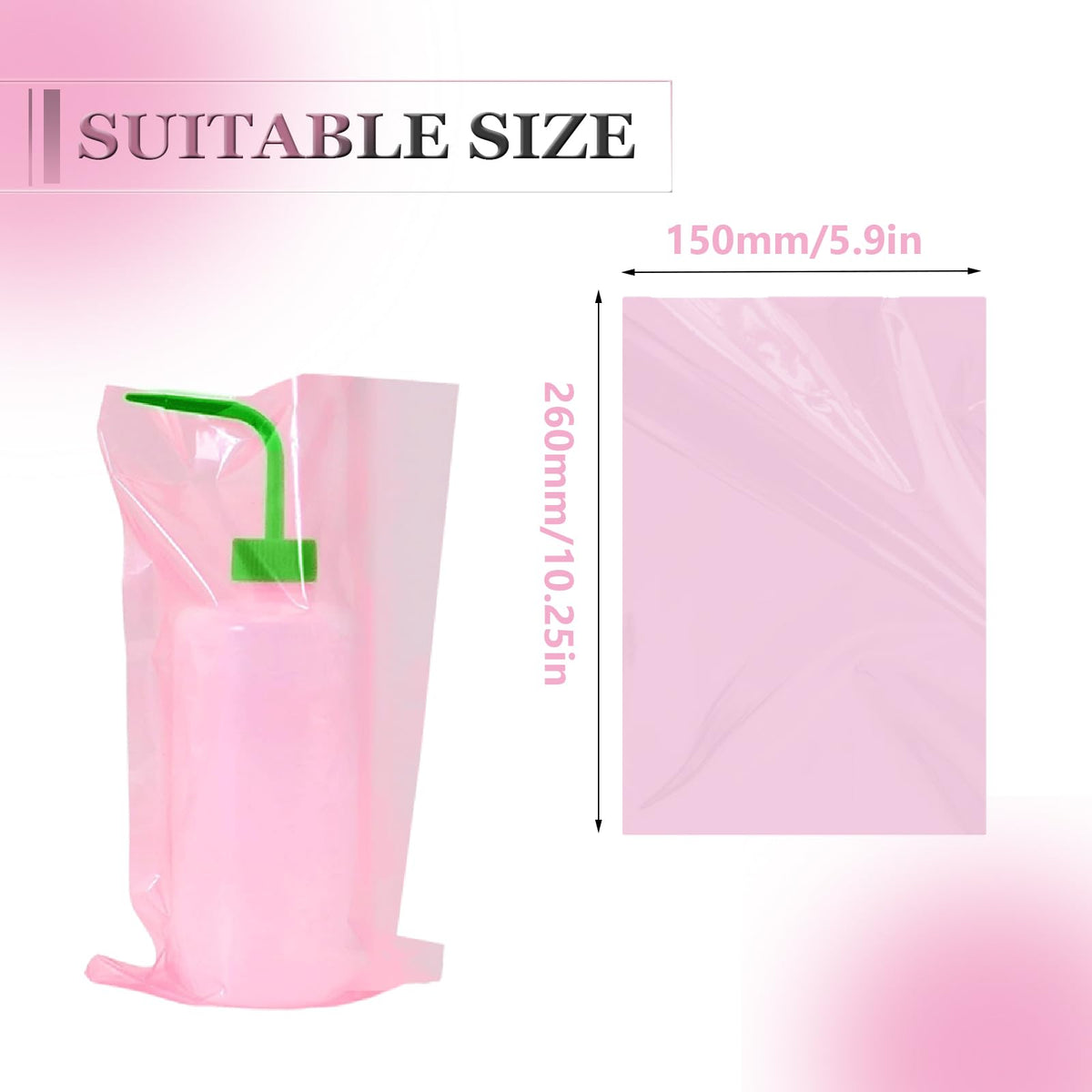 Sotica close-up of clear polyethylene texture highlighting durability
