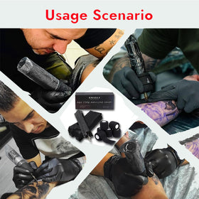 sotica studio setup with covers and grip tape speeding hygienic workflow