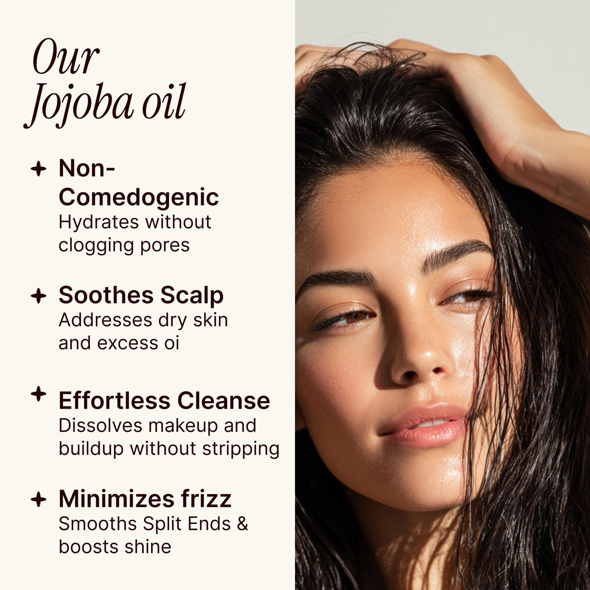 SOULSATION close texture drop demonstrating lightweight absorption benefit