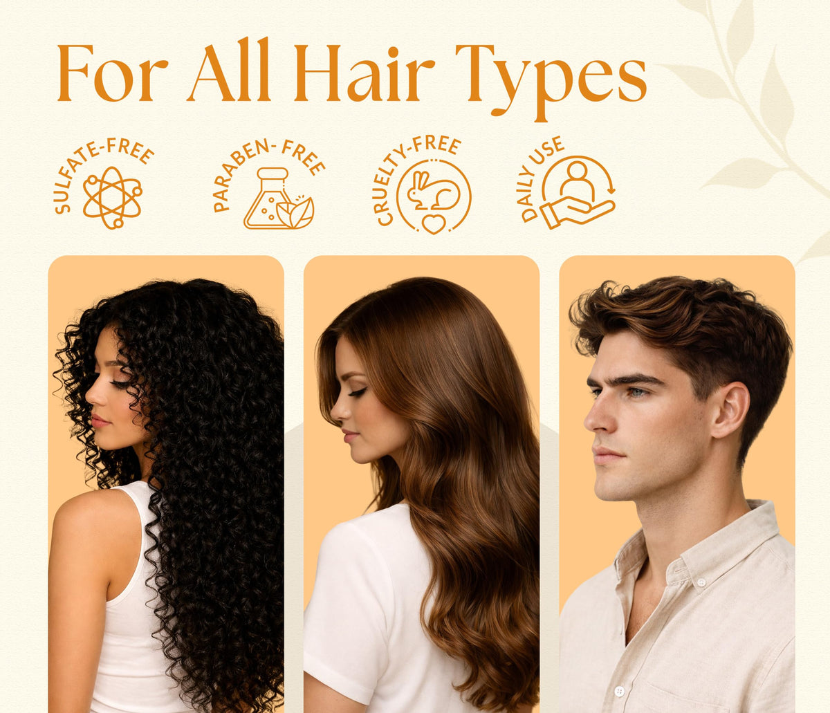 SOULSPA PURE styled hair before and after showing fuller appearance