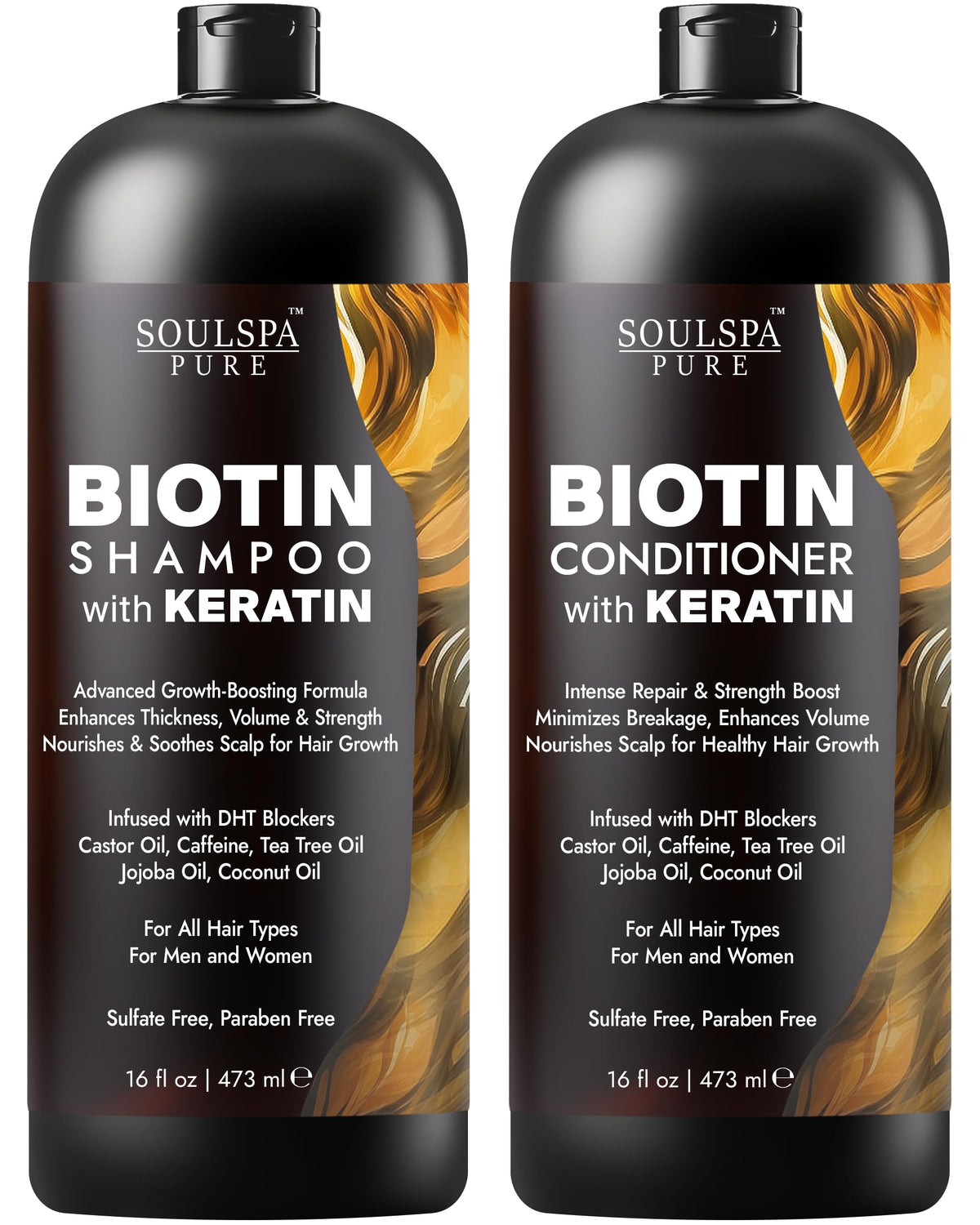 SOULSPA PURE front packaging showing duo and volume benefit