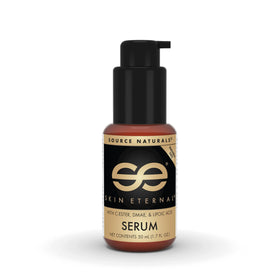 Source Naturals serum bottle front label showing ingredients and size