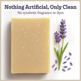 Southern Natural soap being used to wash hands showing effective cleansing and skin-friendly benefit