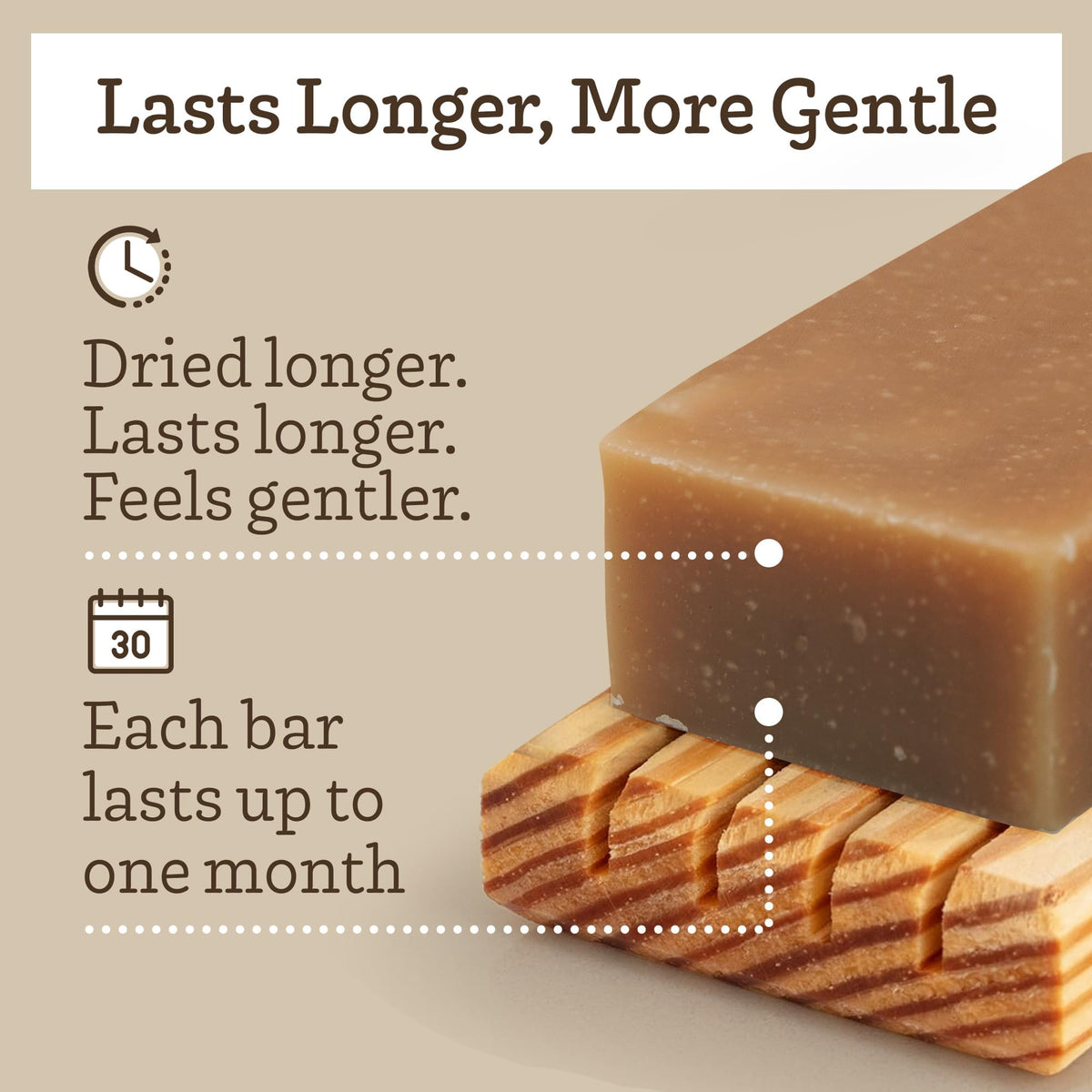 Southern Natural soap lather in hand demonstrating rich moisturizing foam