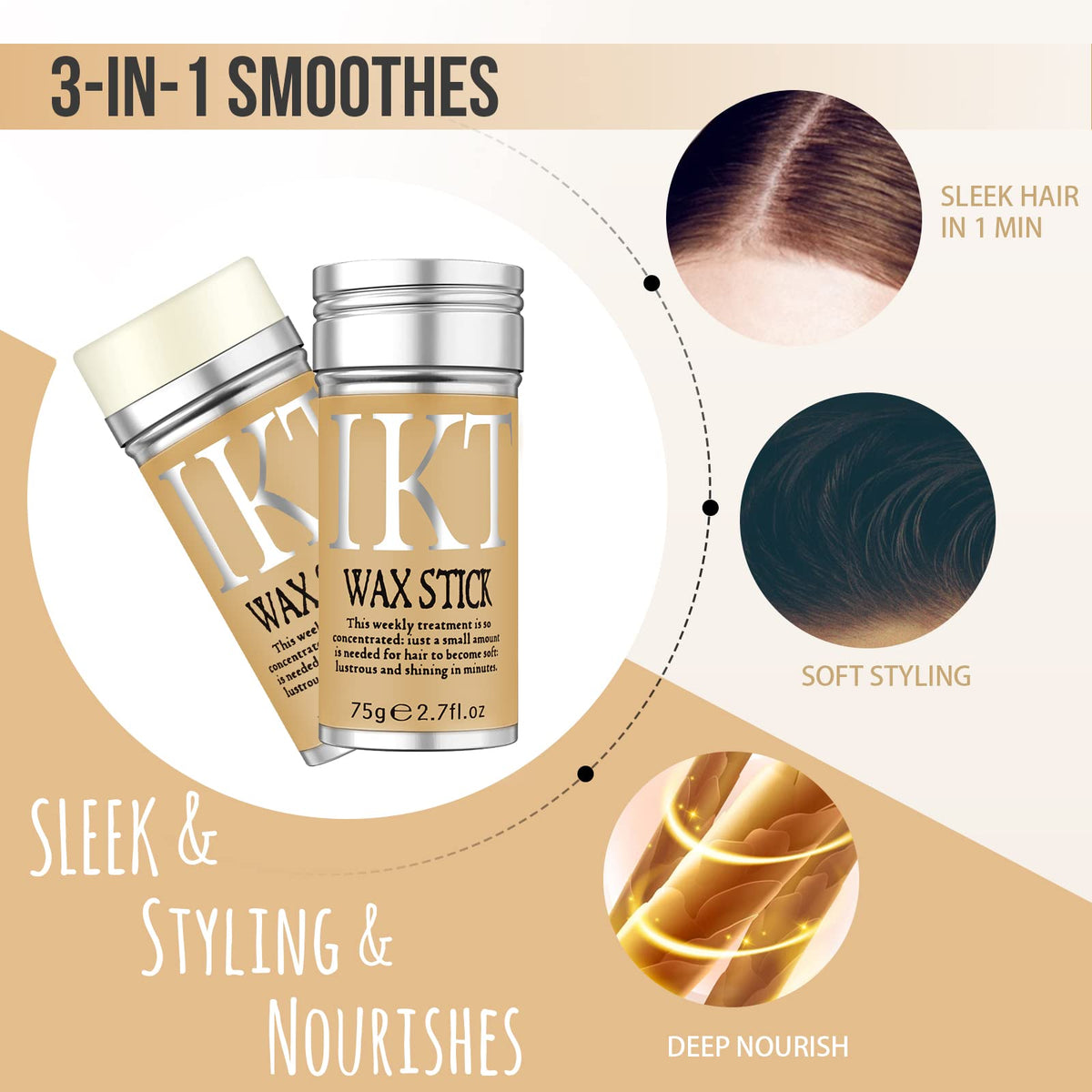 SOVONCARE smoothing a wig edge for neat hairline and lasting hold