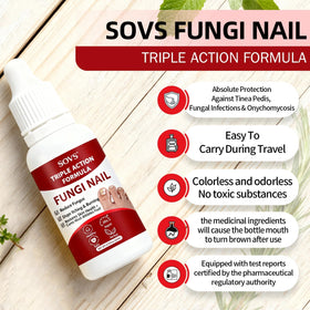 SOVS label close-up showing FDA NDC 85248-037-01 for product transparency