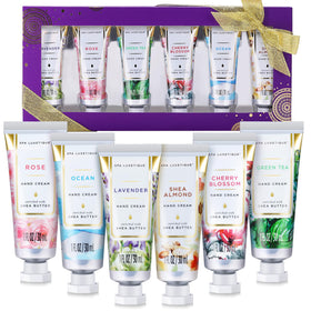 spa luxetique front packaging showing six travel tubes and gift-ready presentation