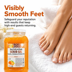 SPA REDI after-treatment smooth feet showing visibly softer skin and enhanced hydration