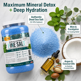 SPA REDI jar open with spoon displaying moisturizing oil blend