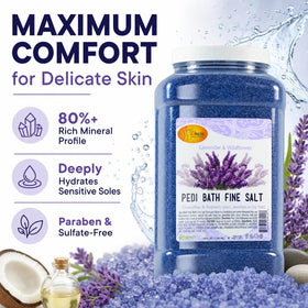 SPA REDI label close-up highlighting minerals and ingredient benefits