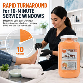 SPA REDI jar displayed on salon shelf illustrating professional-volume benefit