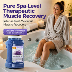 SPA REDI 128 oz bottle alongside common items showing clear size comparison