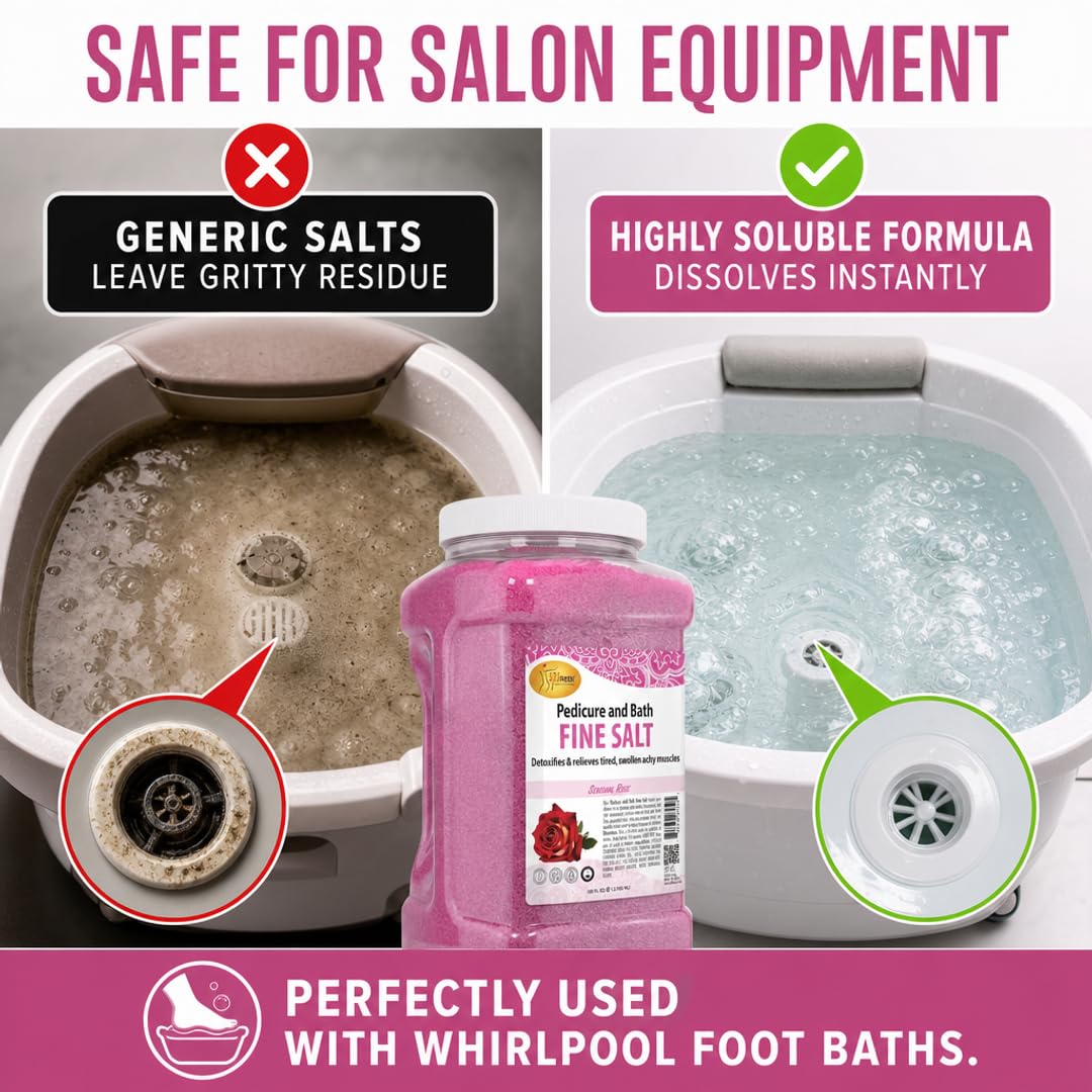 SPA REDI dissolved soak in basin demonstrating gentle softening benefits