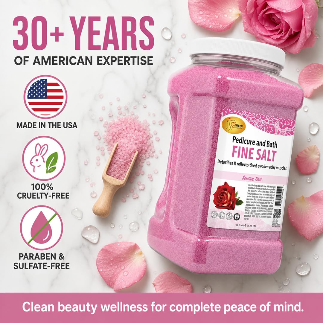 SPA REDI label detail highlighting ingredients and safety benefits