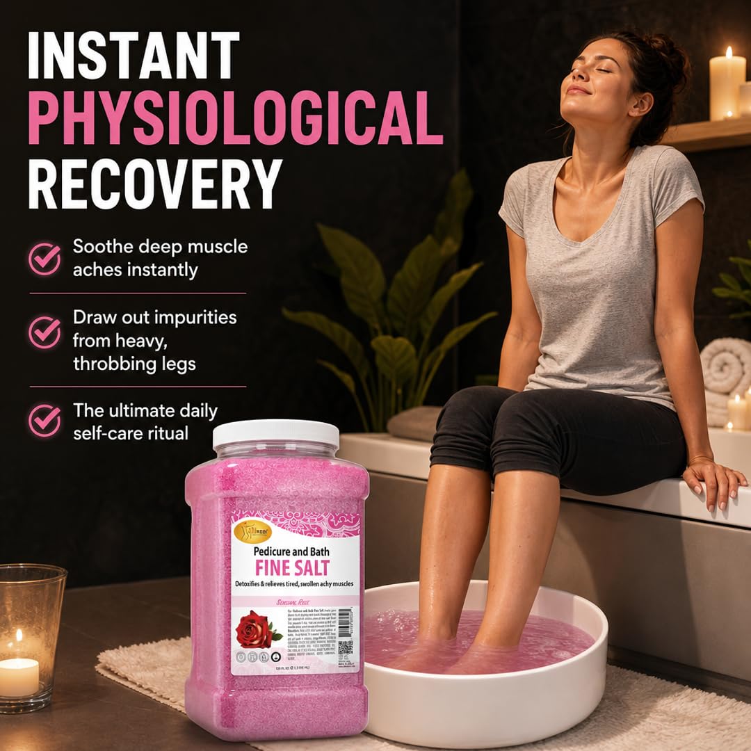 SPA REDI tub next to ruler showing 128oz size and value benefits