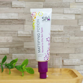 Spa Sciences moisturizer on bathroom shelf showing daily routine convenience