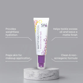 Spa Sciences ingredient label highlighting charcoal, niacinamide, glycolic acid