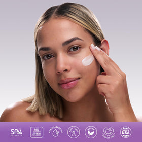 Spa Sciences texture close-up illustrating lightweight, non-greasy hydration