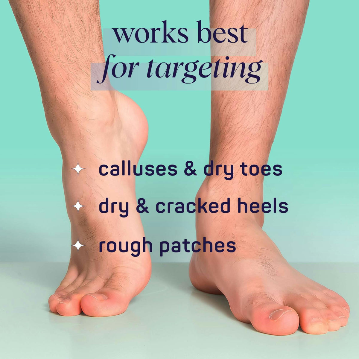 SpaLife applied balm on foot demonstrating easy at-home treatment