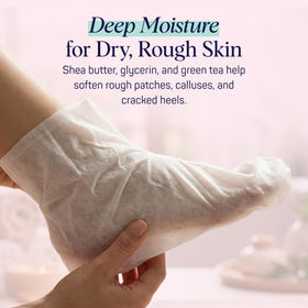 SpaLife overnight therapy scene with foot booties for deep overnight repair