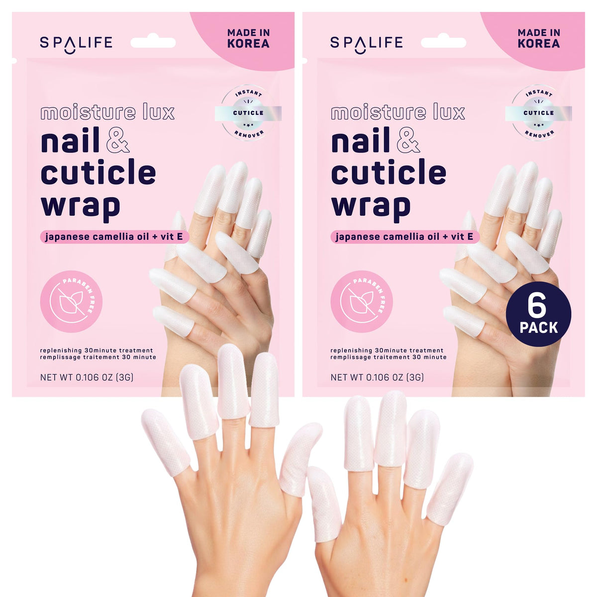 SpaLife front packaging showing six-pack and brand for clear product identification