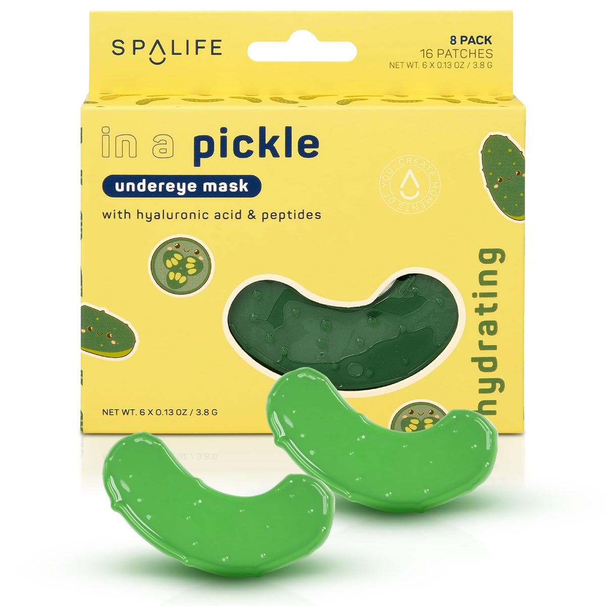 SpaLife open pack with patches laid out to show contents and easy-at-home use