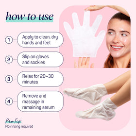 SpaLife hand glove next to ruler showing size and coverage for effective treatment benefit