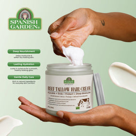 Generic Spanish Garden lifestyle bathroom shelf showing product integrated into routine