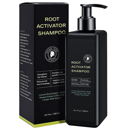 SPARTAN HAIR front label of Root Activator bottle showing product identity and volume