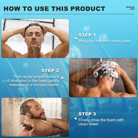 SPARTAN HAIR label close-up listing plant-based, sulfate-free benefits