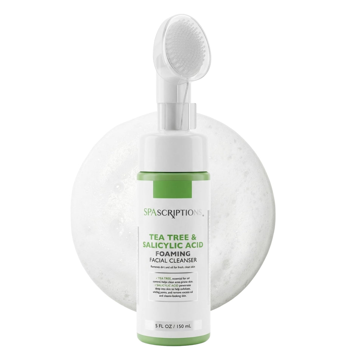 SpaScriptions front packaging showing cleanser and benefits