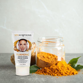SpaScriptions turmeric root display signaling brightening support