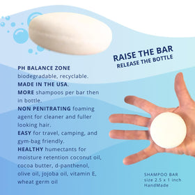 Spiraleaf lather on hair demonstrates sudsing and easy application benefit