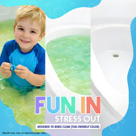 SplashEZ color trails blending red yellow blue showing hands-on STEM learning