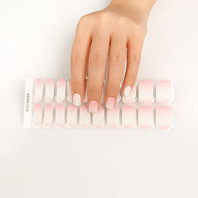 SPLOCUDU lifestyle shot of woman with gradient pink nails, demonstrating polished style