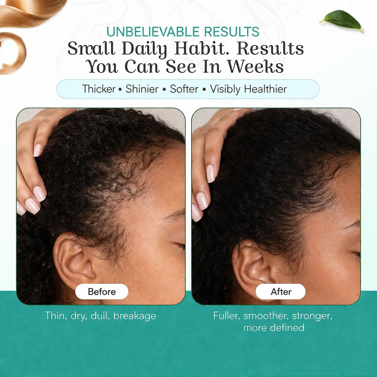 SPOILD batana oil pouring a drop from jar close-up benefit easy targeted application