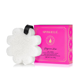 SPONGELLÉ boxed Bulgarian Rose front packaging shows elegant gift-ready design and benefits