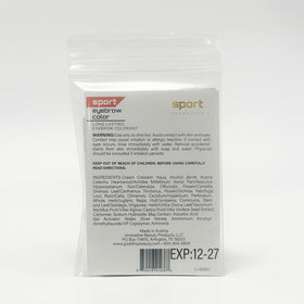 Sport Cosmetics open kit contents displayed for easy home application and convenience