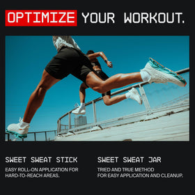 Sports Research on athlete mid-workout illustrating increased sweat visibility