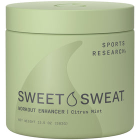 Sports Research jar front view showing label and size with clear benefit