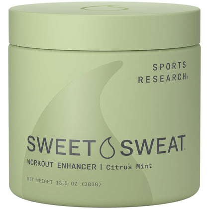 Sports Research jar front view showing label and size with clear benefit