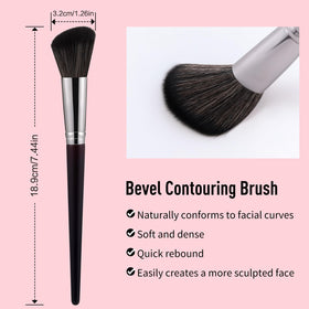 SPRINGSKY blush highlighter bronzer zoom showing powder texture and finish