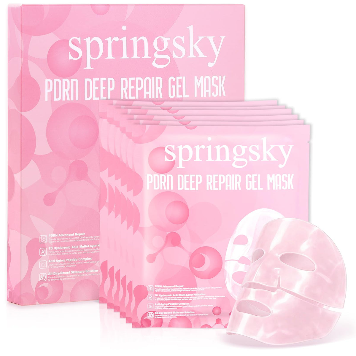 SPRINGSKY sachet front view showing product branding and benefits