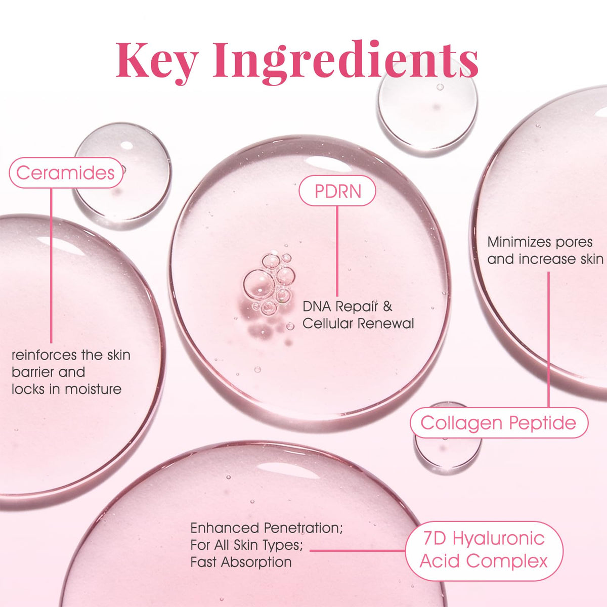 SPRINGSKY gel texture on finger showing hydrating smoothness